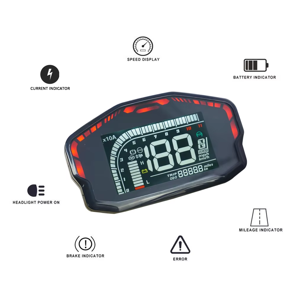 Layar Speedometer LCD SIAECOSY - Kelly Kls7230S Controller ulasan dan harga