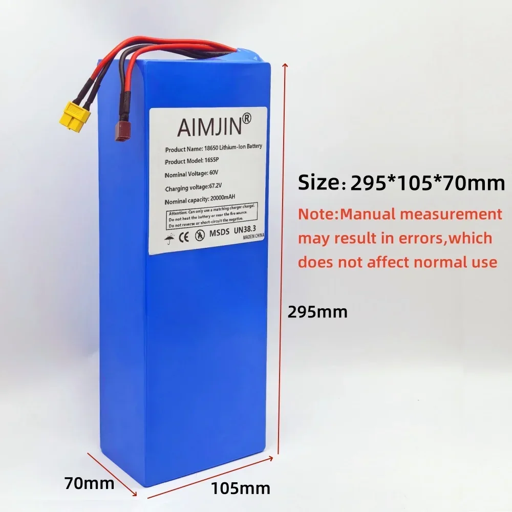 Baterai Li-ion 20000mAh 16S5P  - 72V 40Ah Lifepo4 Battery Pack ulasan dan harga
